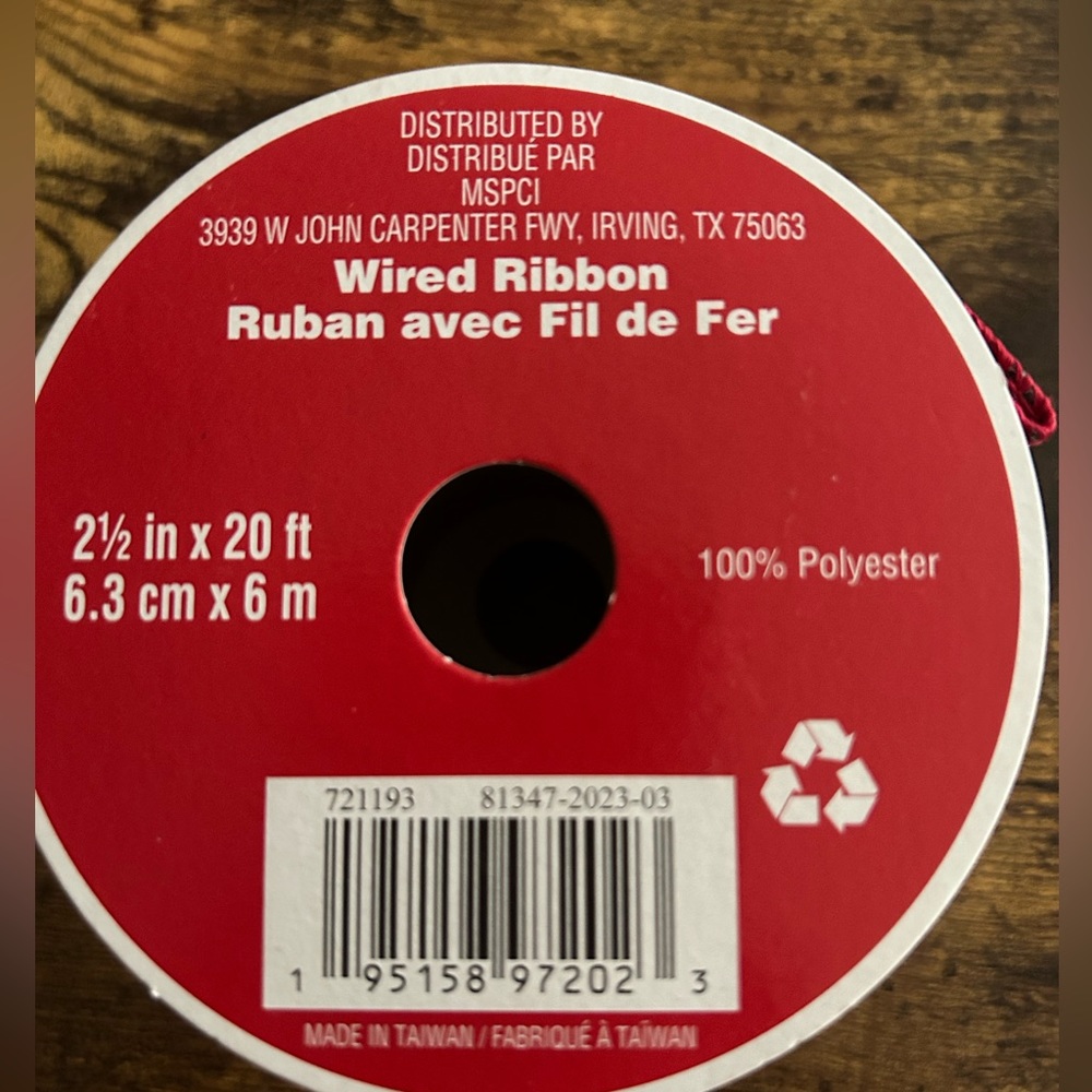 Celebrate it Plaid Wired Ribbon - Picture 4 of 4